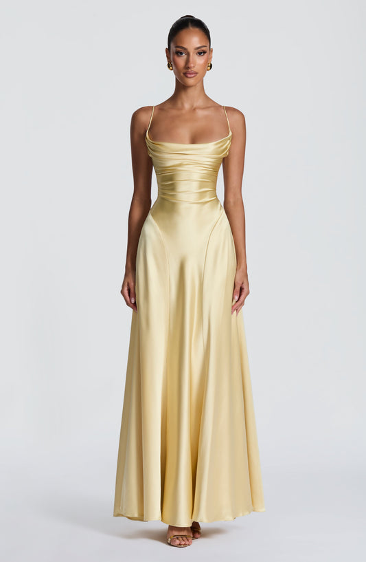 Amelièr Vorè | Isabella Maxi Dress Lemon