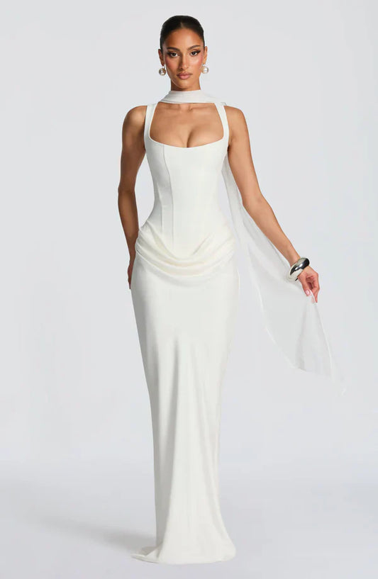 LORÉVA Maxi Dress – front view