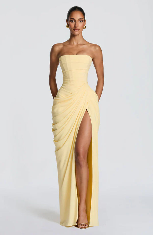 SAVÉRA Maxi Dress – side view