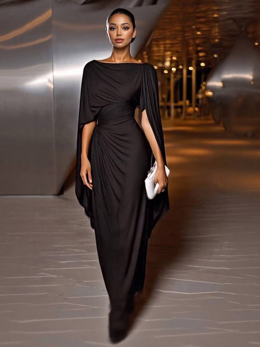 SÉRAPHINE Pleated Maxi Dress