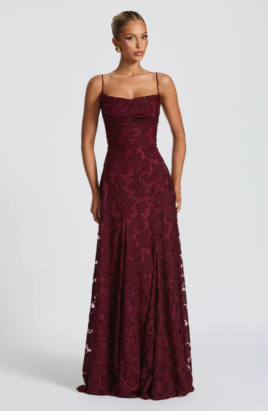 LIVÉRA Maxi Dress – close-up detail