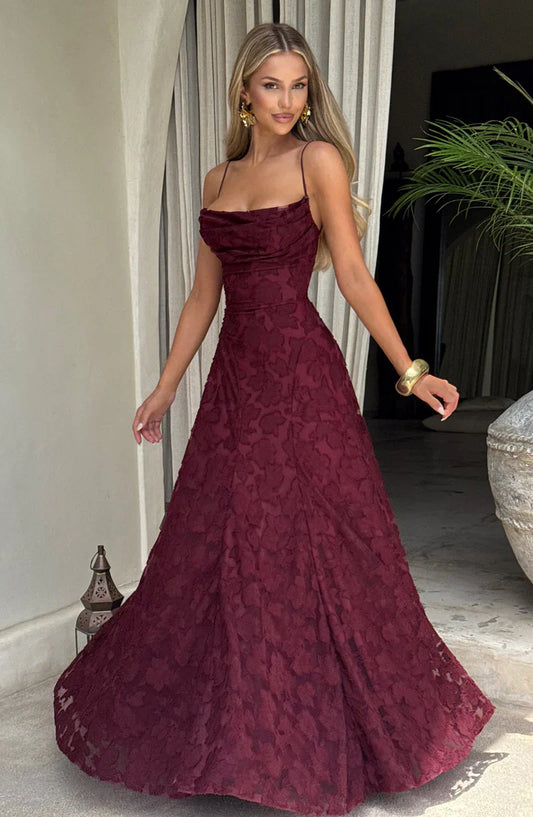 LIVÉRA Maxi Dress – close-up detail