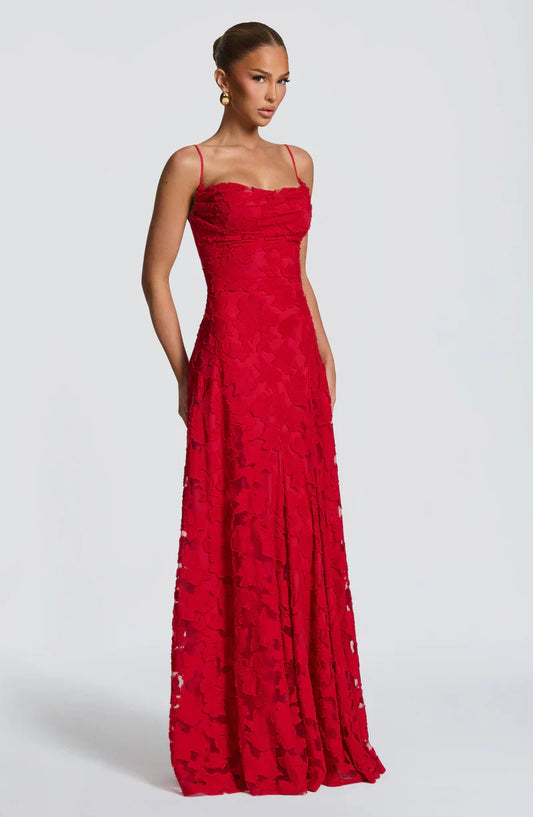 LIVÉRA Maxi Dress – close-up detail