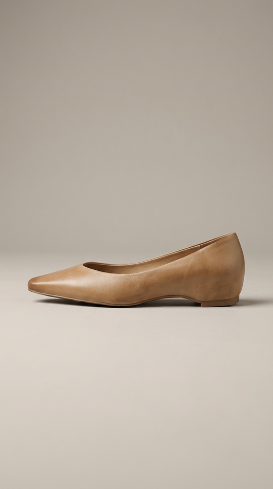 Lyra Genuine Leather Flats