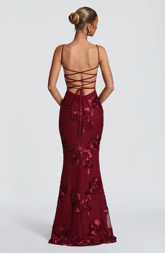 ROVÉNA Maxi Dress – close-up detail