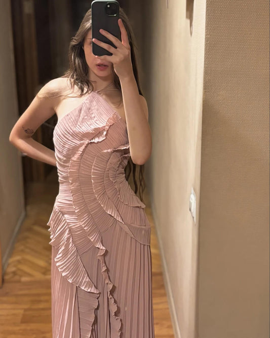OPHÉLIA Ruffled Maxi Dress